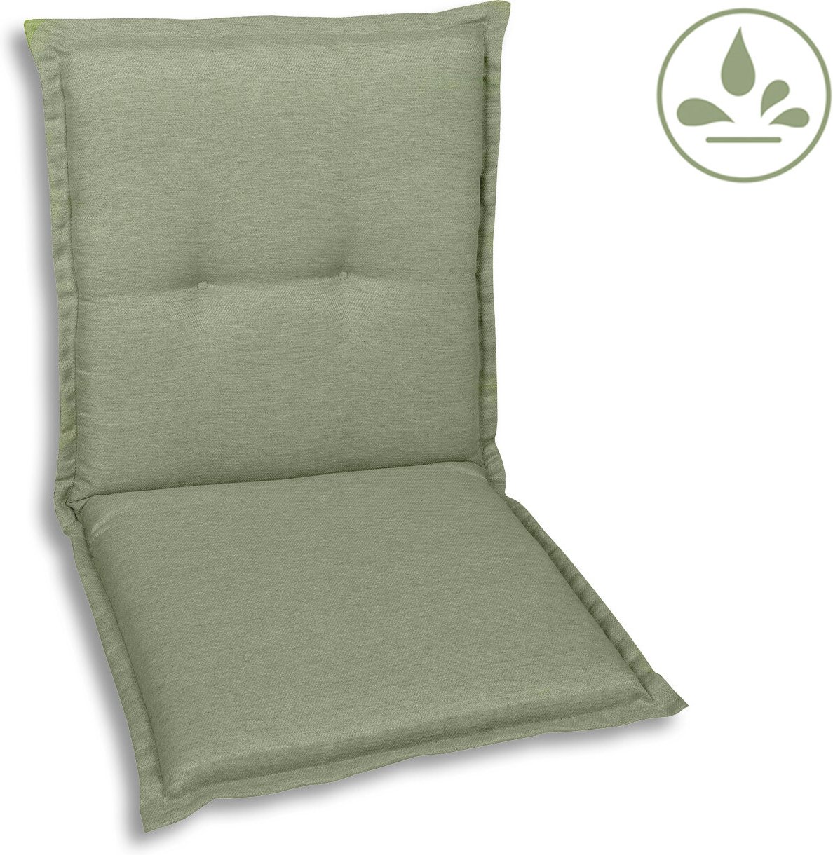 Go-De Sesselauflage, grün, Stoff