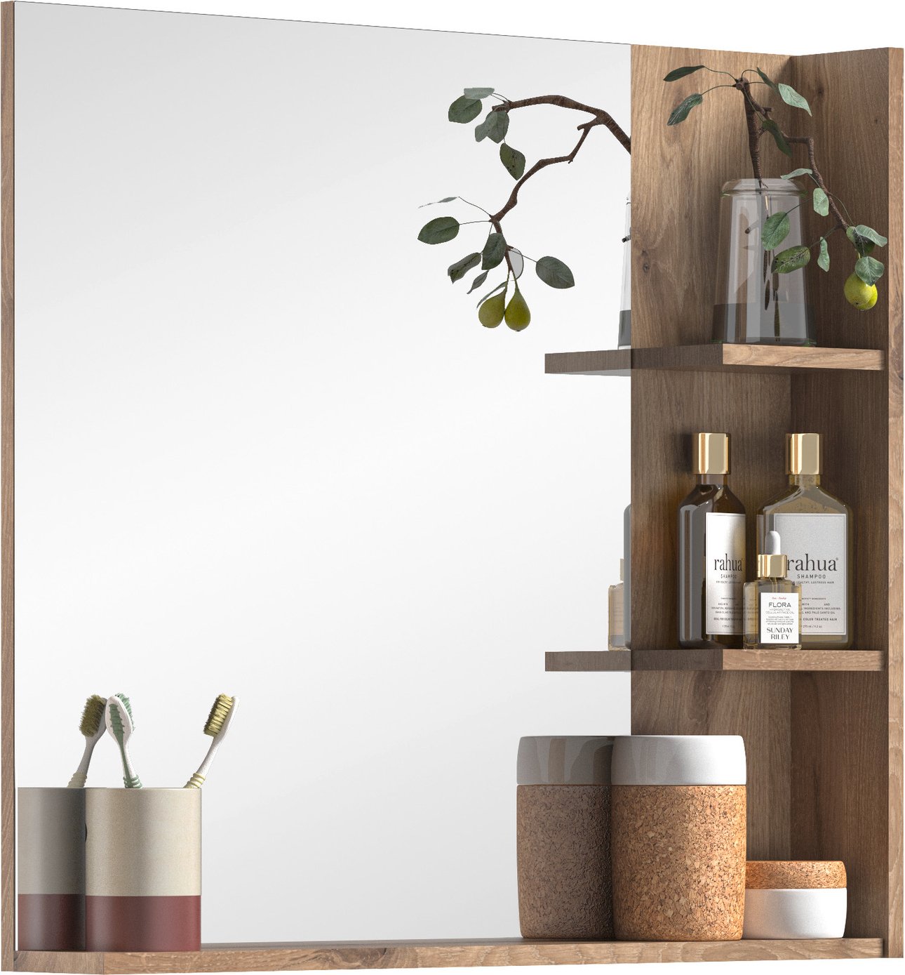 MID.YOU Spiegel MASON, Holznachbildung