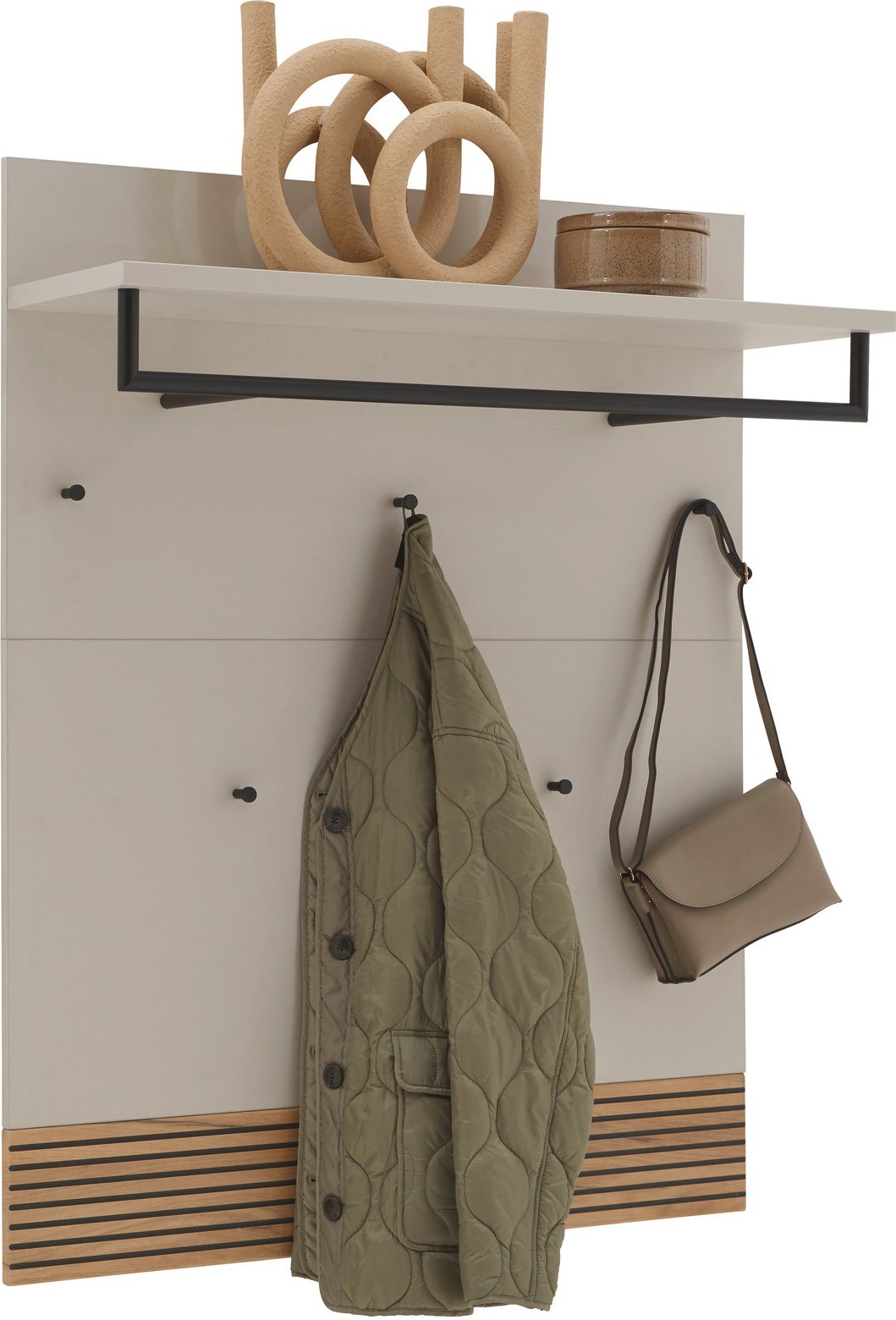 Voleo Garderobenpaneel INDO, Holznachbildung