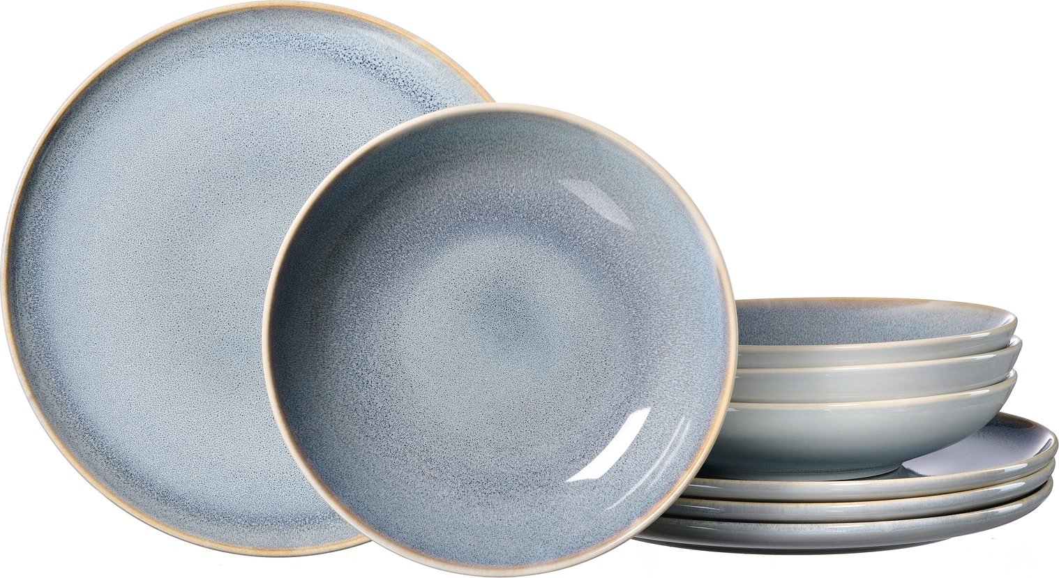 Ritzenhoff & Breker Tafelset 8-tlg. STONE SKAGEN, Porzellan