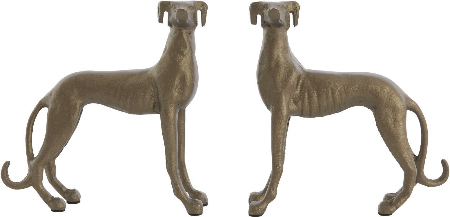 Light&Living Ornament 2er-Set DOGS, Metall