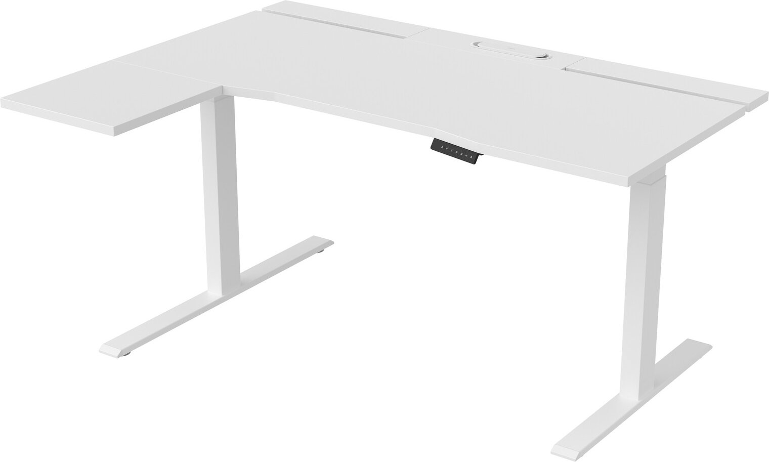 Cantus E-Schreibtisch CLAYTON, Holznachbildung