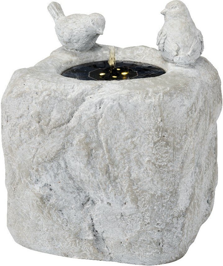 Lumineo Brunnen Vogeltränke, Polyresin
