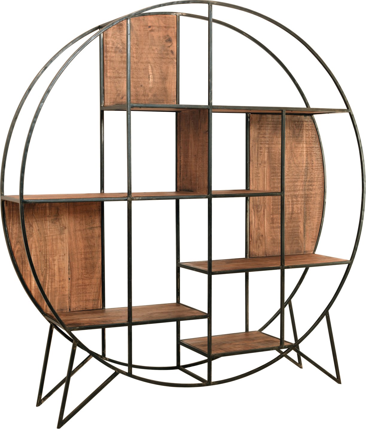 Landscape Regal rund SPRING, Holz