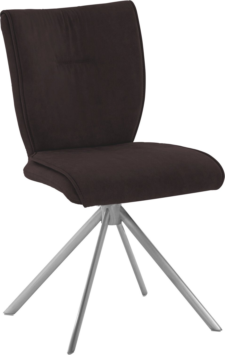 Dieter Knoll Stuhl JAZZ, mocca, Stoff