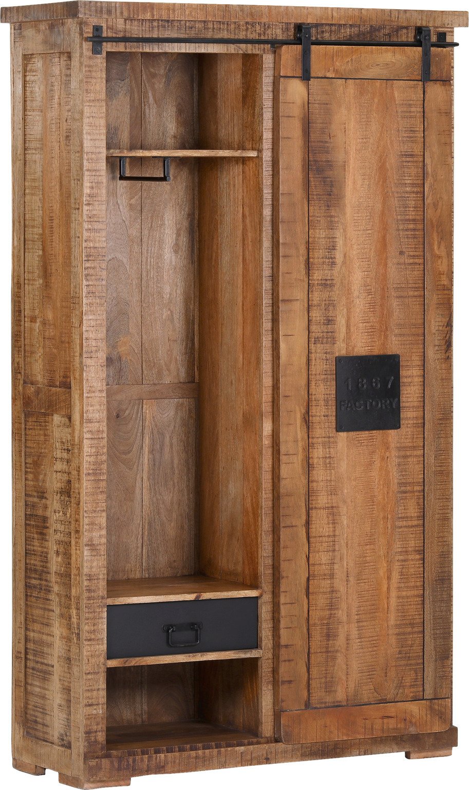 Landscape Garderobenschrank BARNEY, Massivholz