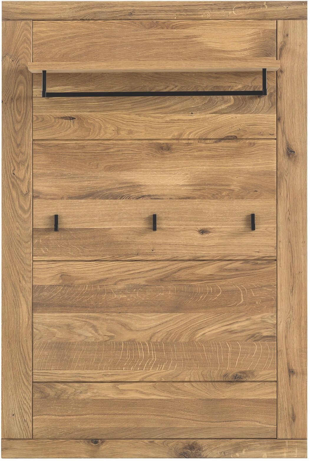 Linea Natura Garderobenpaneel LOLA, Eiche natur, Massivholz