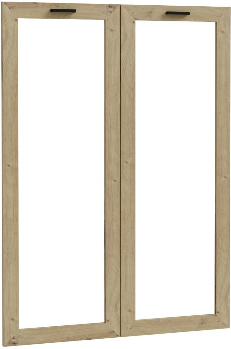 XORA Glas Türen Set GOLDSBORO, Holznachbildung