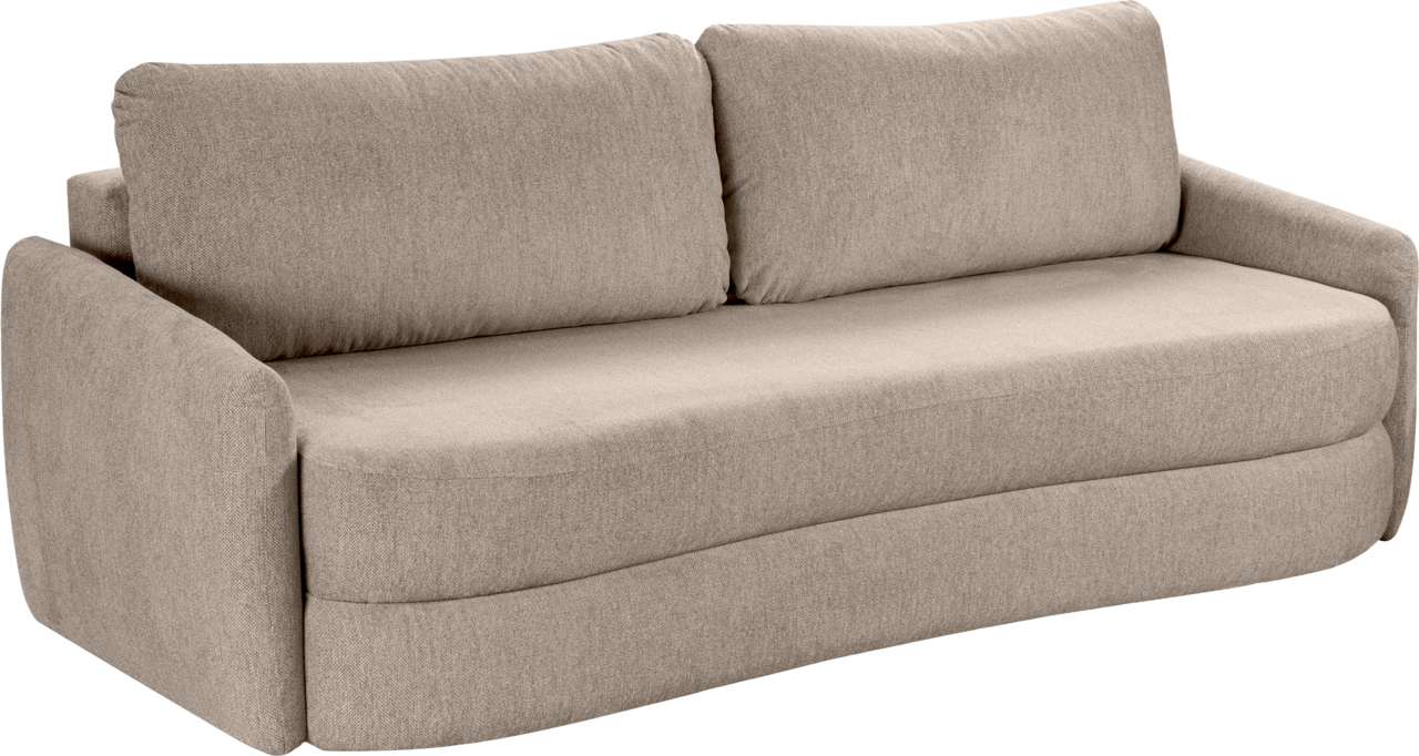 MID.YOU Schlafsofa 3 Sitzer DIANA, Polyester
