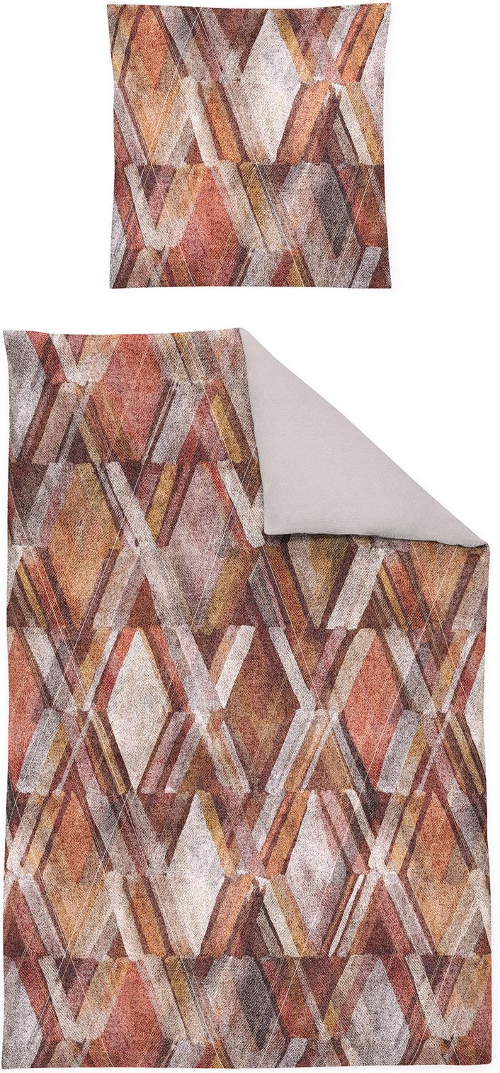 irisette Bettwäsche, kupfer, Baumwolle