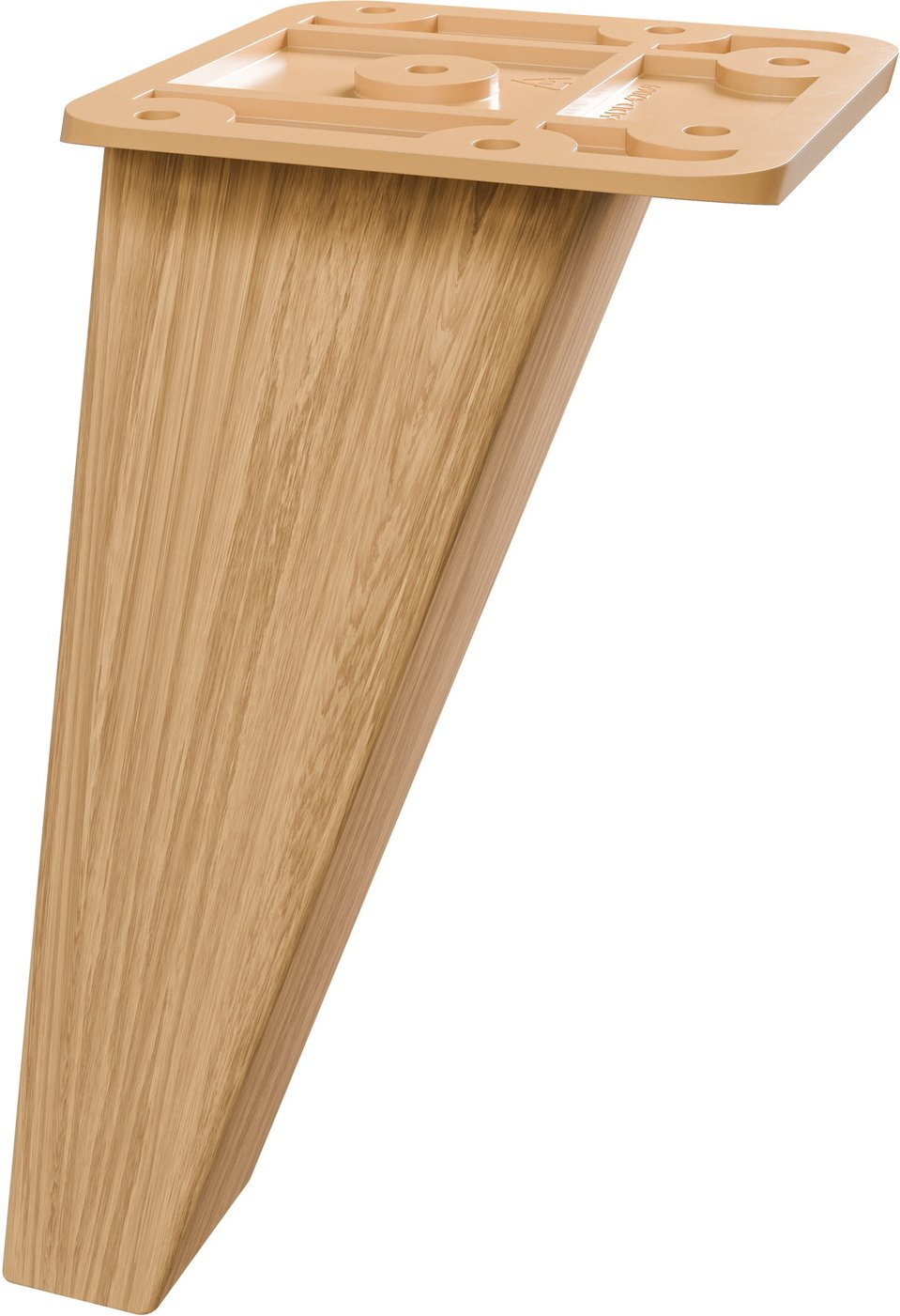 XORA Fuß-Set, 4-teilig QS383, Kunststoff