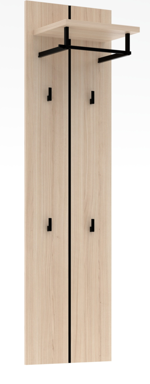 Voleo Garderobenpaneel STARLIGHT, Holznachbildung