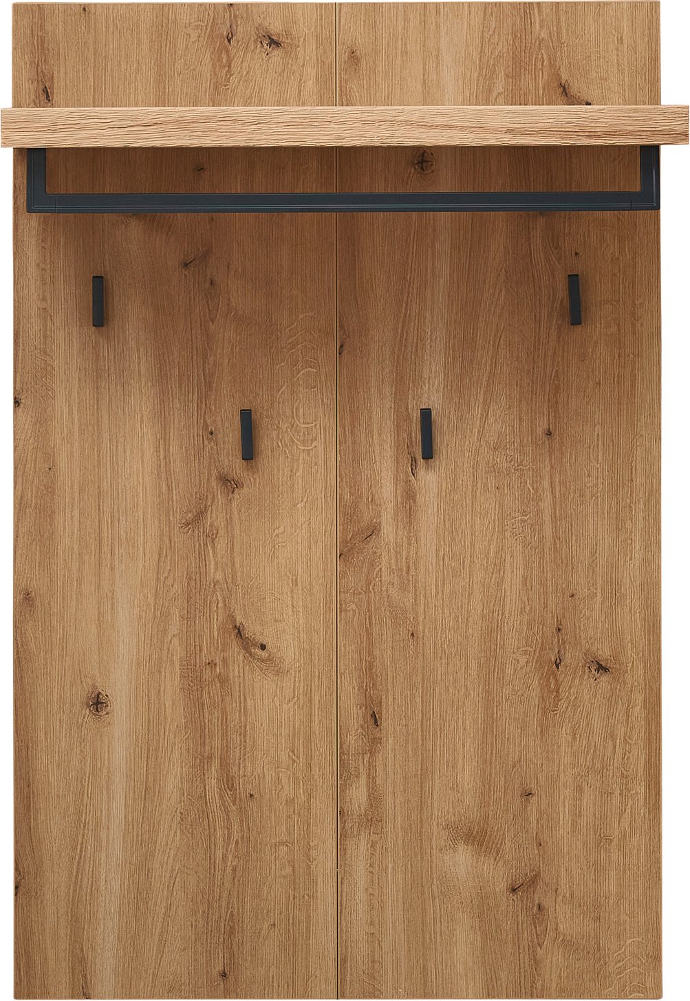 Linea Natura Garderobenpaneel büdig PERSIKO, Massivholz