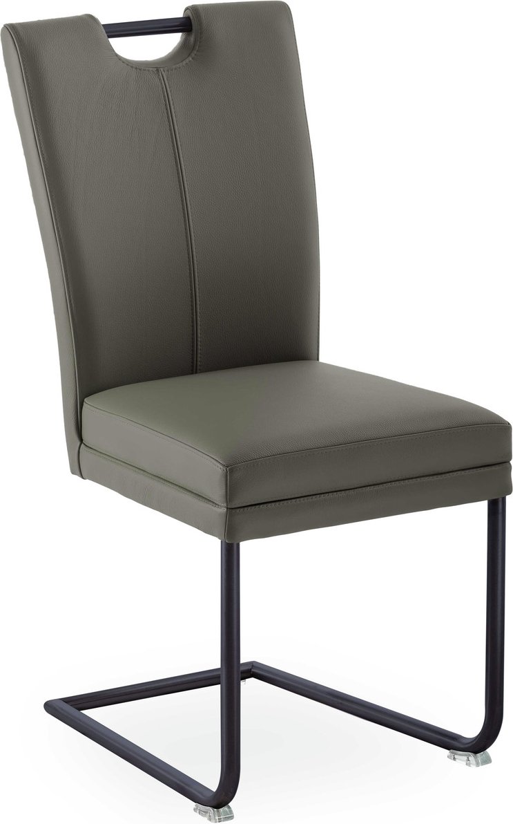 Valdera Freischwinger-Stuhl COLORA, Leder