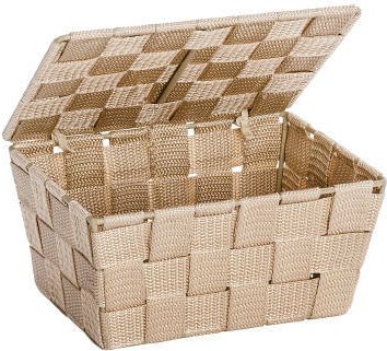 Wenko Badkorb mit Deckel ADRIA, Polyproplyen