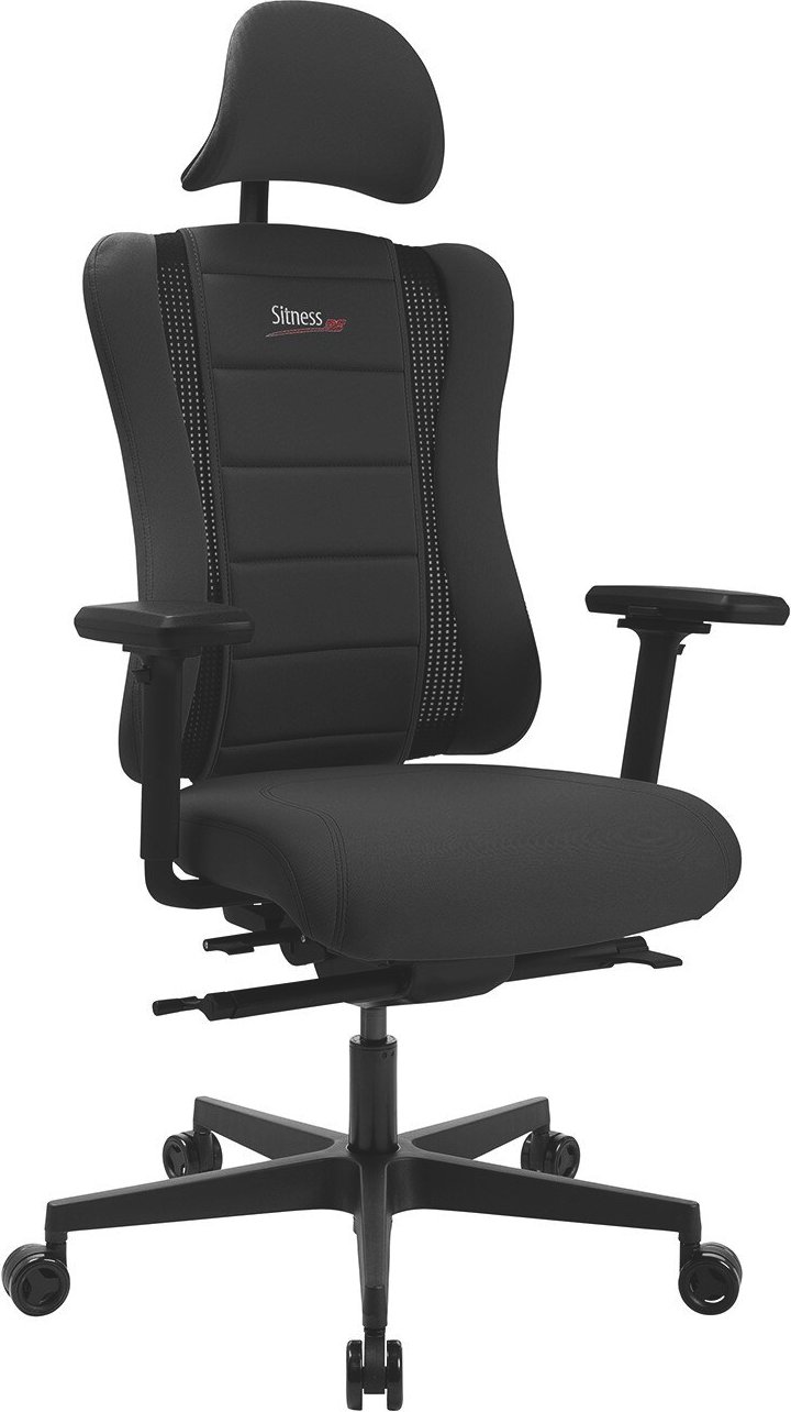Sitness Gaming Stuhl RS PRO, schwarz, Stoff