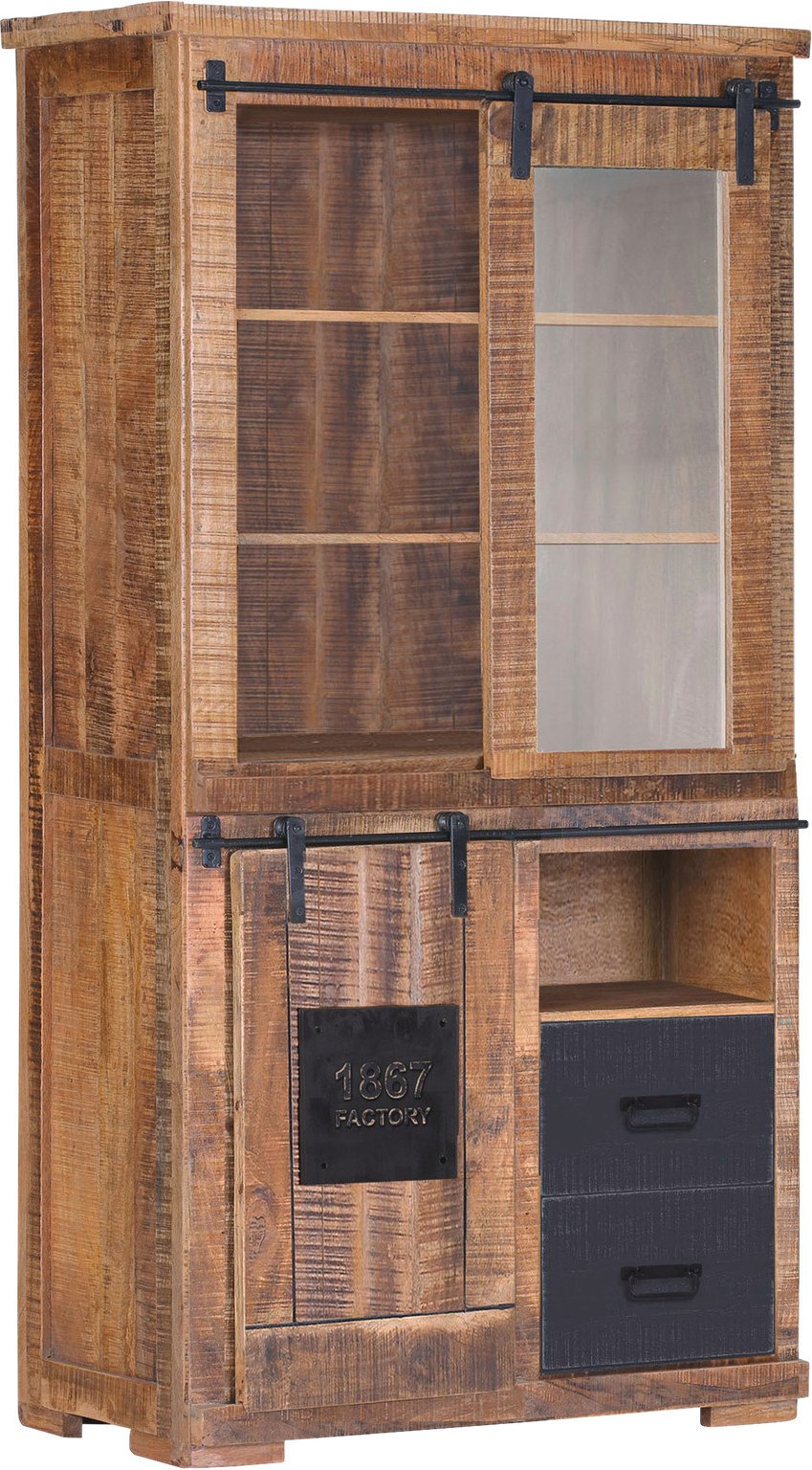 Landscape Vitrine BARNEY, Massivholz