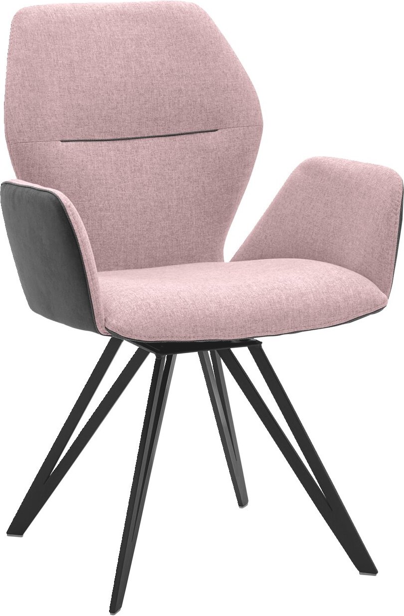 Valnatura Armlehnenstuhl PIANO, aubergine, Microfaser