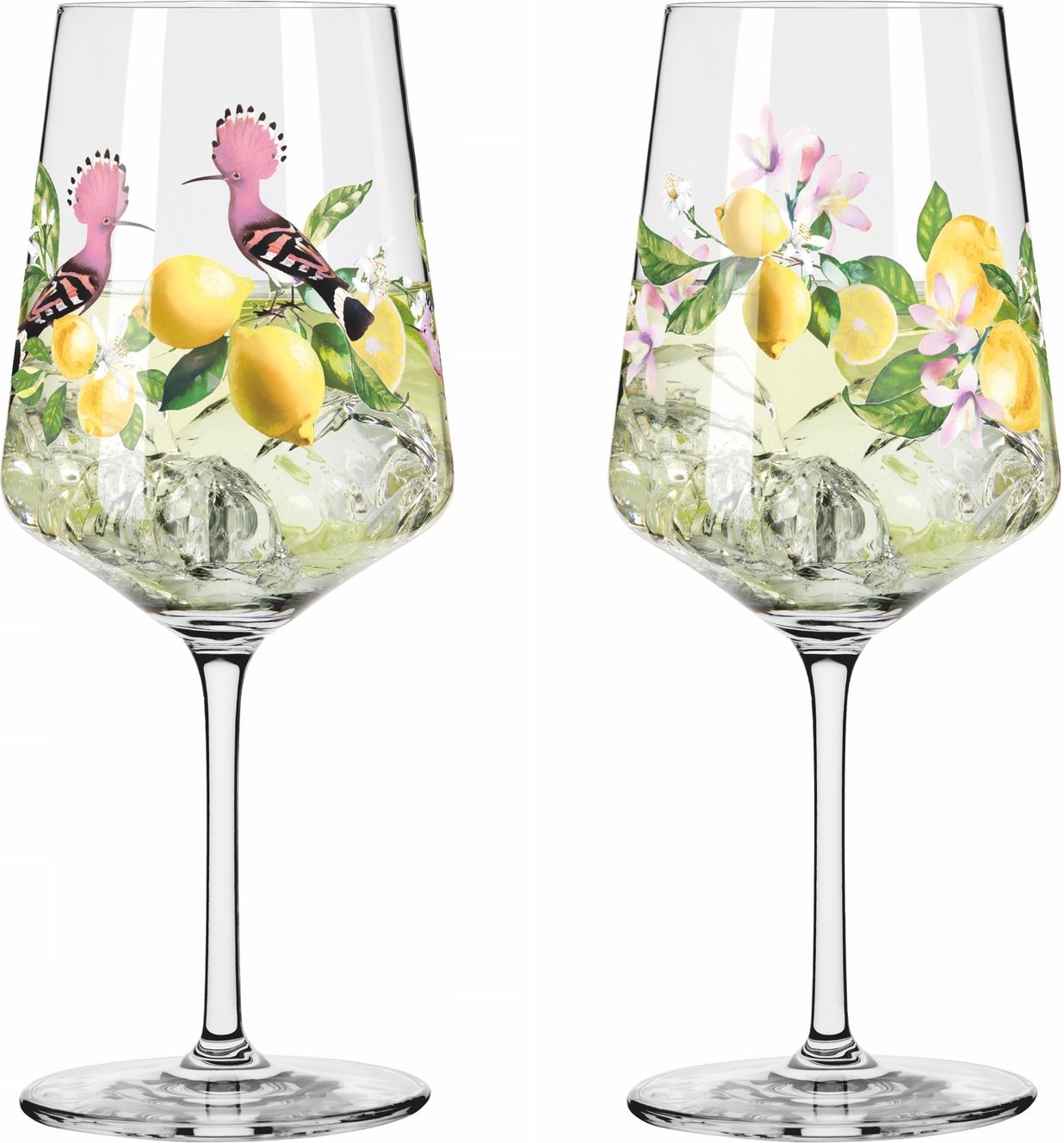 Ritzenhoff Limoncello Aperitifglas 2er-Set SOMMERTAU, Kristallglas