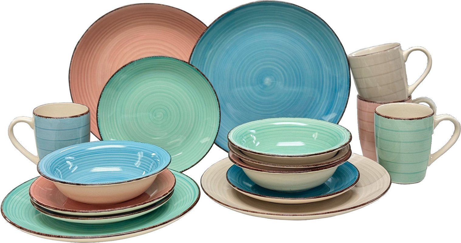 KEVOLI Kombiservice 16-tlg. SIENA, Porzellan