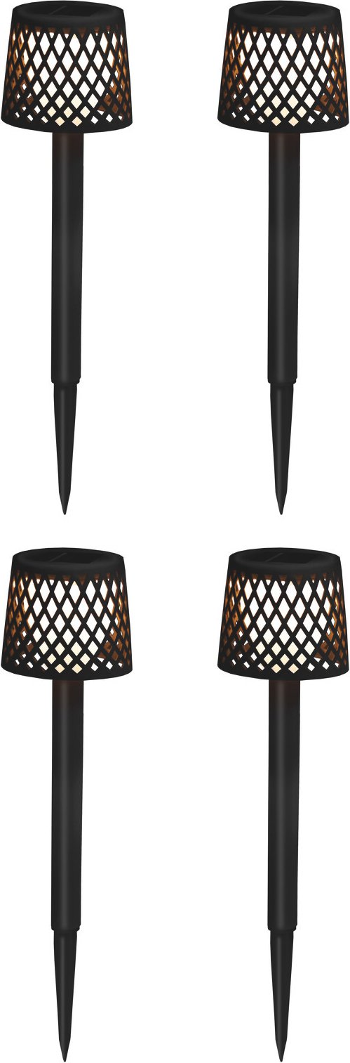 Newgarden Solar-Erdspiess 4er Set GRETITA, Kunststoff