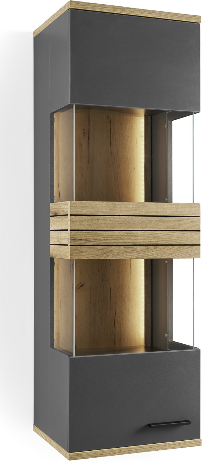 Thumbnail - Set one by Musterring Hängevitrine SET ONE QUINCY, Holznachbildung