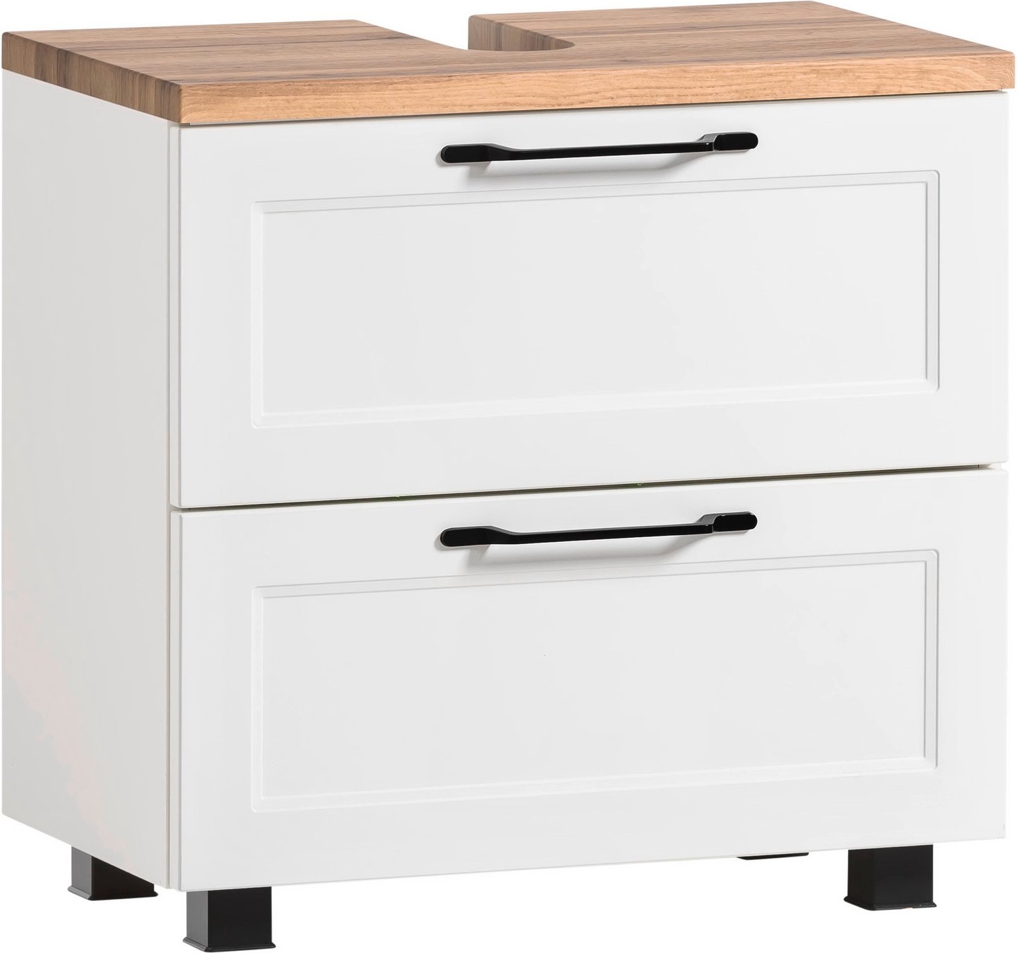 XORA Waschbeckenunterschrank MERAN, Holznachbildung