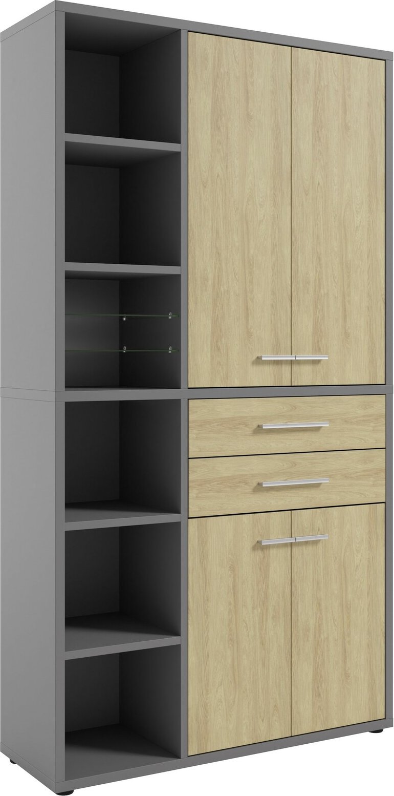 Thumbnail - Manjana Aktenschrank Kombination TEXAS, Holz