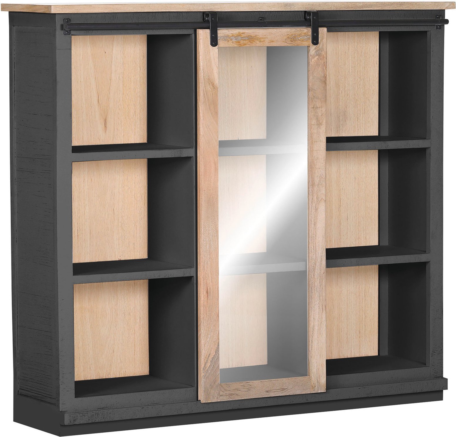 Landscape Buffet-Aufsatz DOCK 03 AN, Massivholz