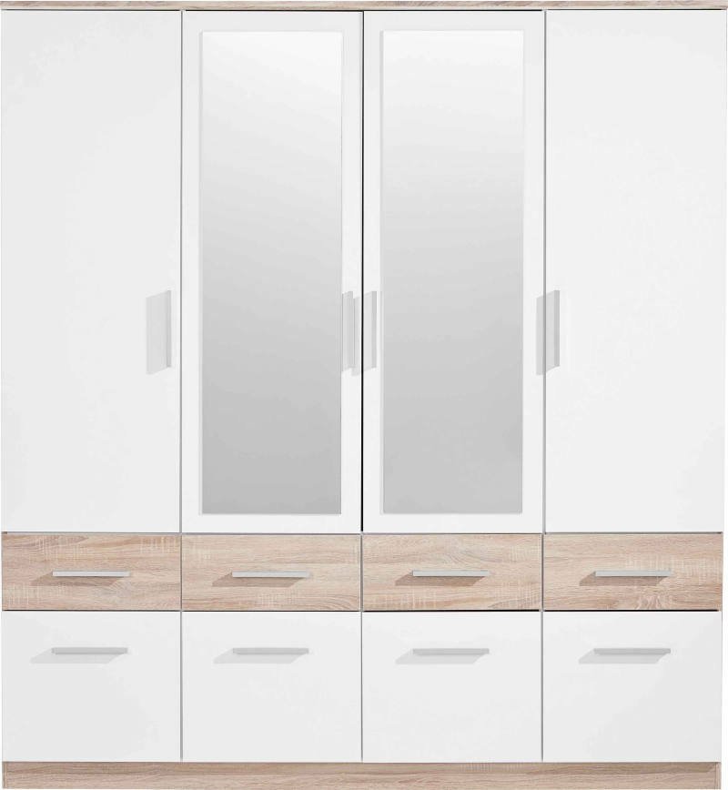 Z2 Drehtürenschrank 4-türig BOX, Holznachbildung