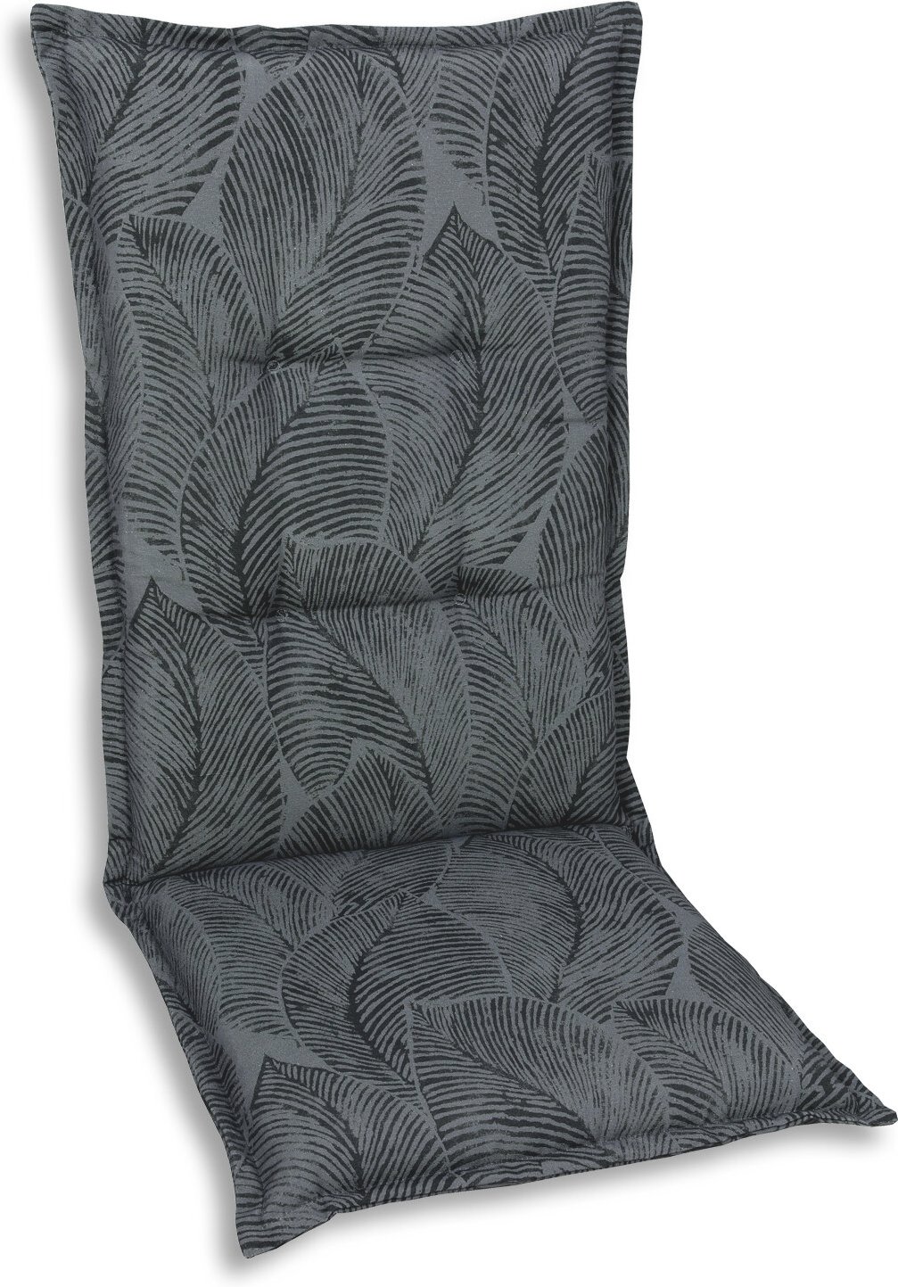 Go-De Sesselauflage, blau, Stoff