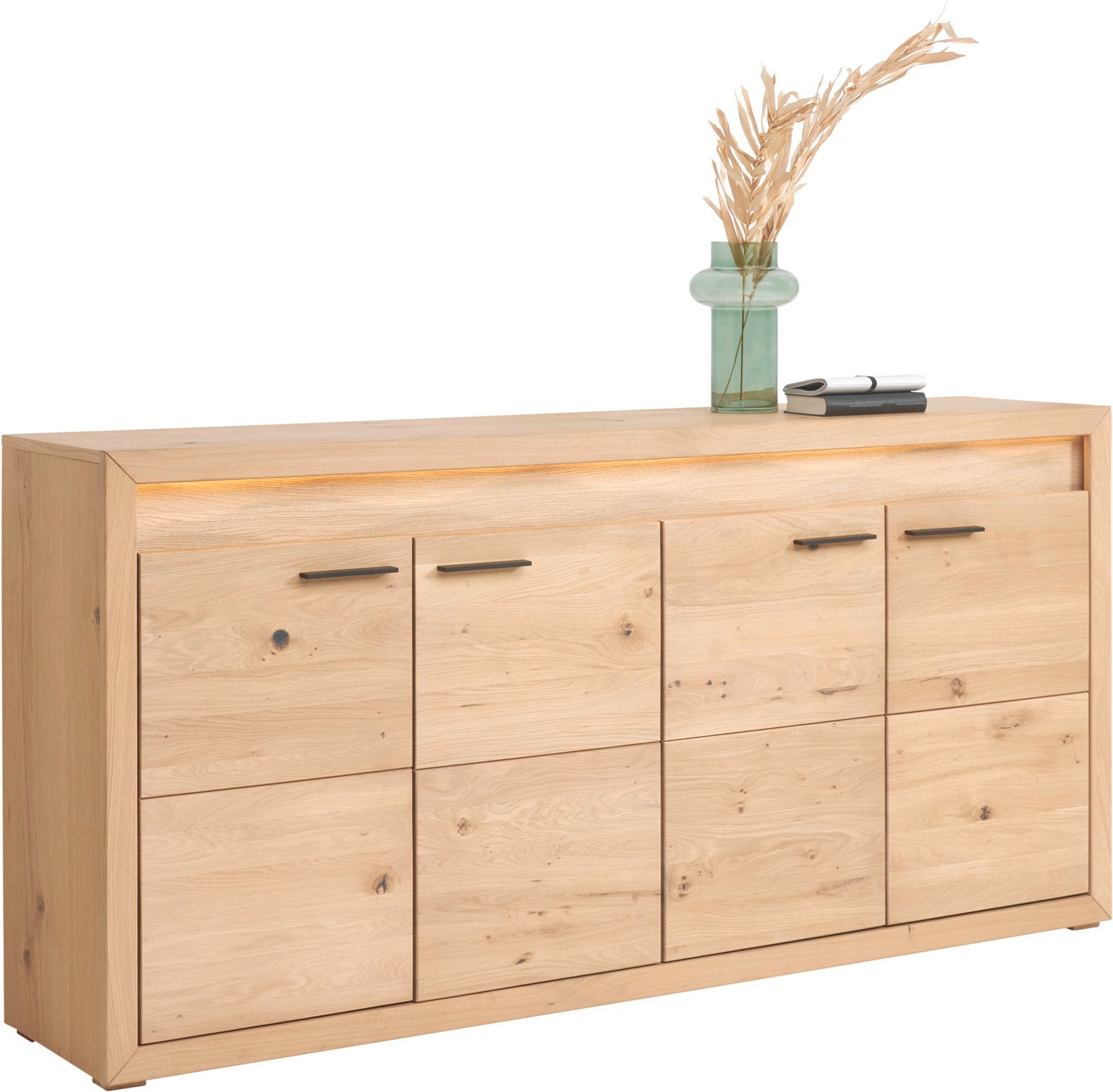 Thumbnail - Linea Natura Sideboard CLEVELAND, Teilmassiv