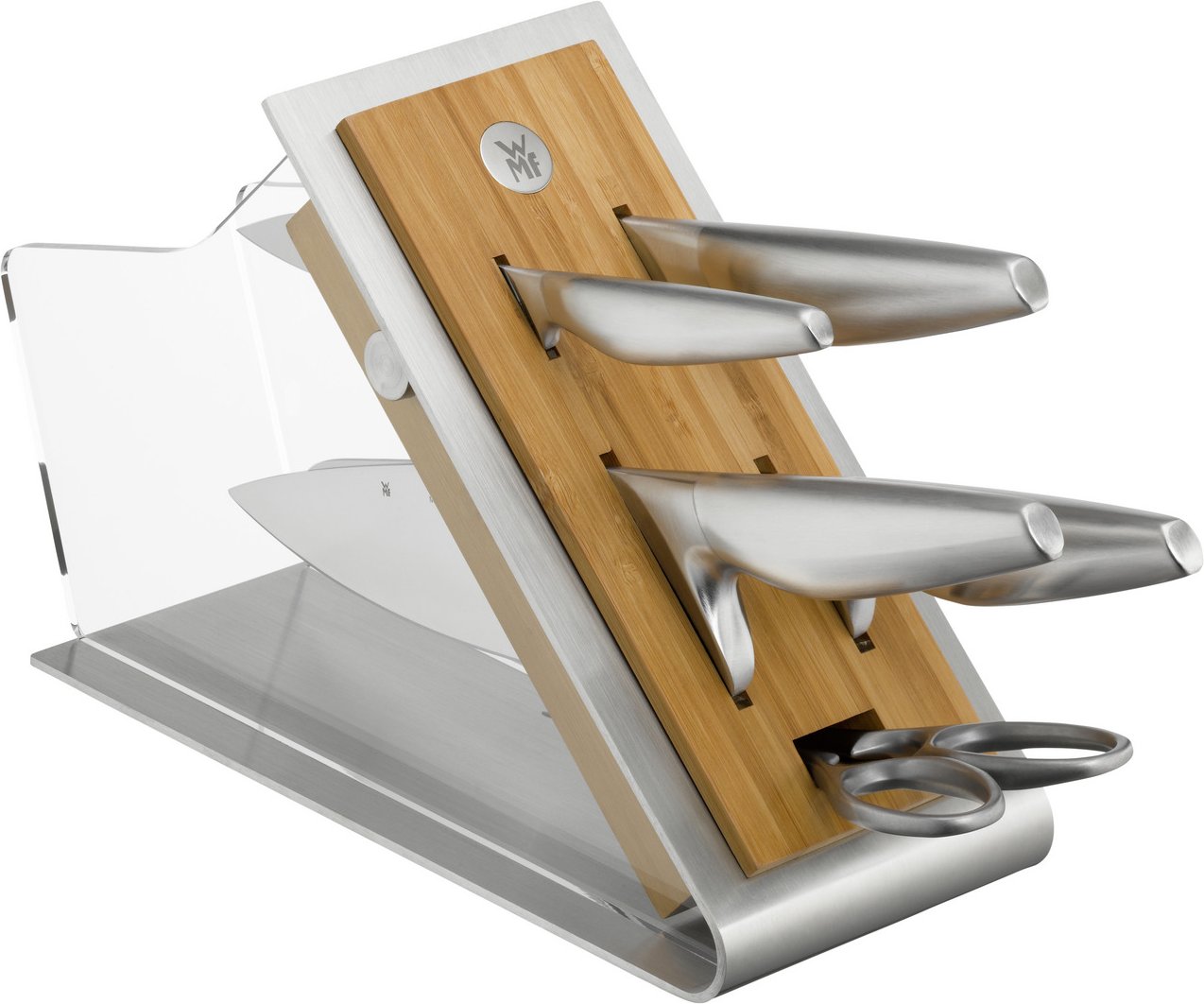 WMF Messerblock 6-tlg. CHEF´S EDITION, Edelstahl