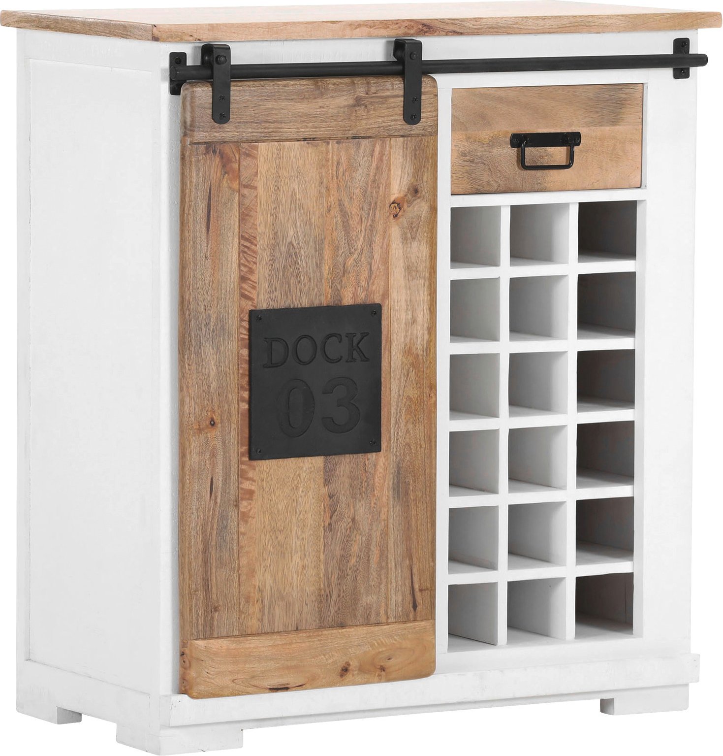 Z2 Weinregal DOCK 03, Teilmassiv