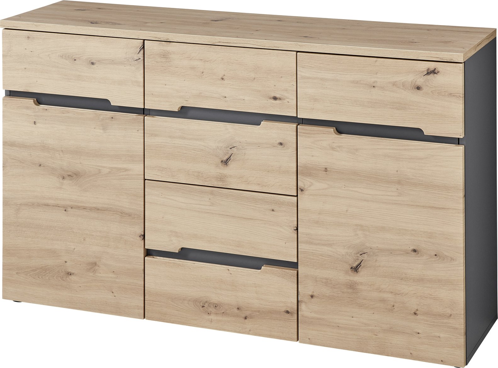 Voleo Sideboard DETROIT, Holznachbildung