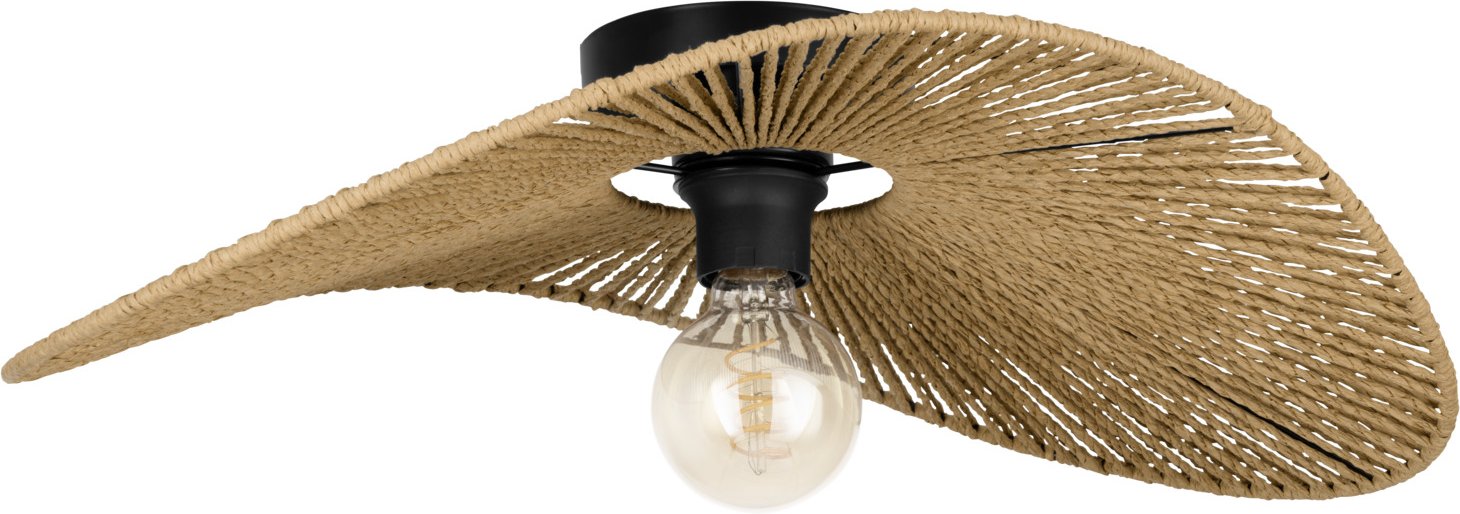 Eglo Leuchten Deckenleuchte SIRUELA, Naturfasern