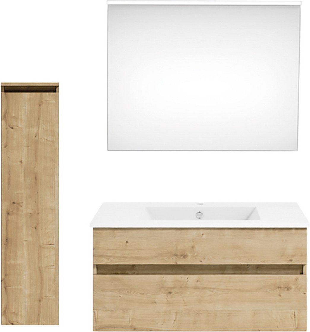 Puris Badkombination GET2YOU 21, Holznachbildung