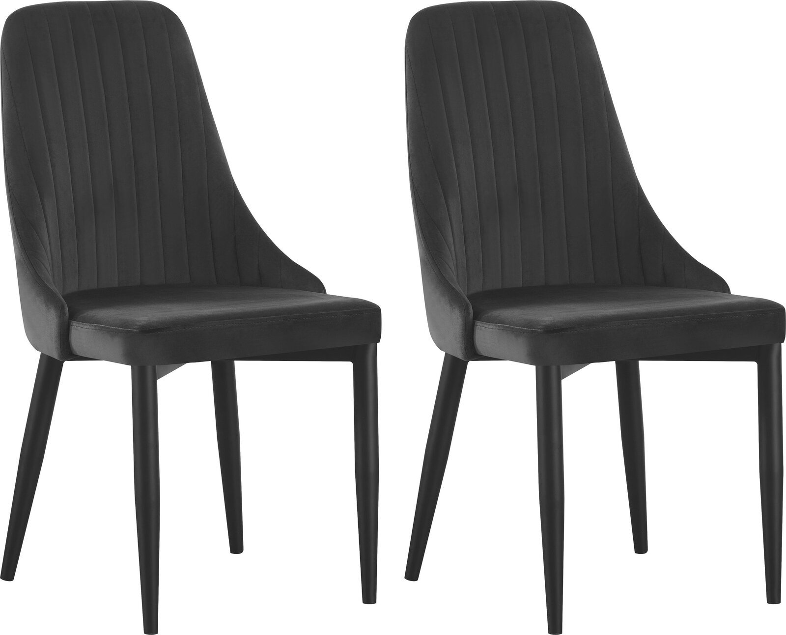 MID.YOU Stuhl 2er-Set CLAUDIA, Polyester