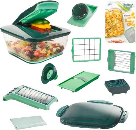Genius Nicer Dicer Chef 15-tlg. NICER DICER, Kunststoff