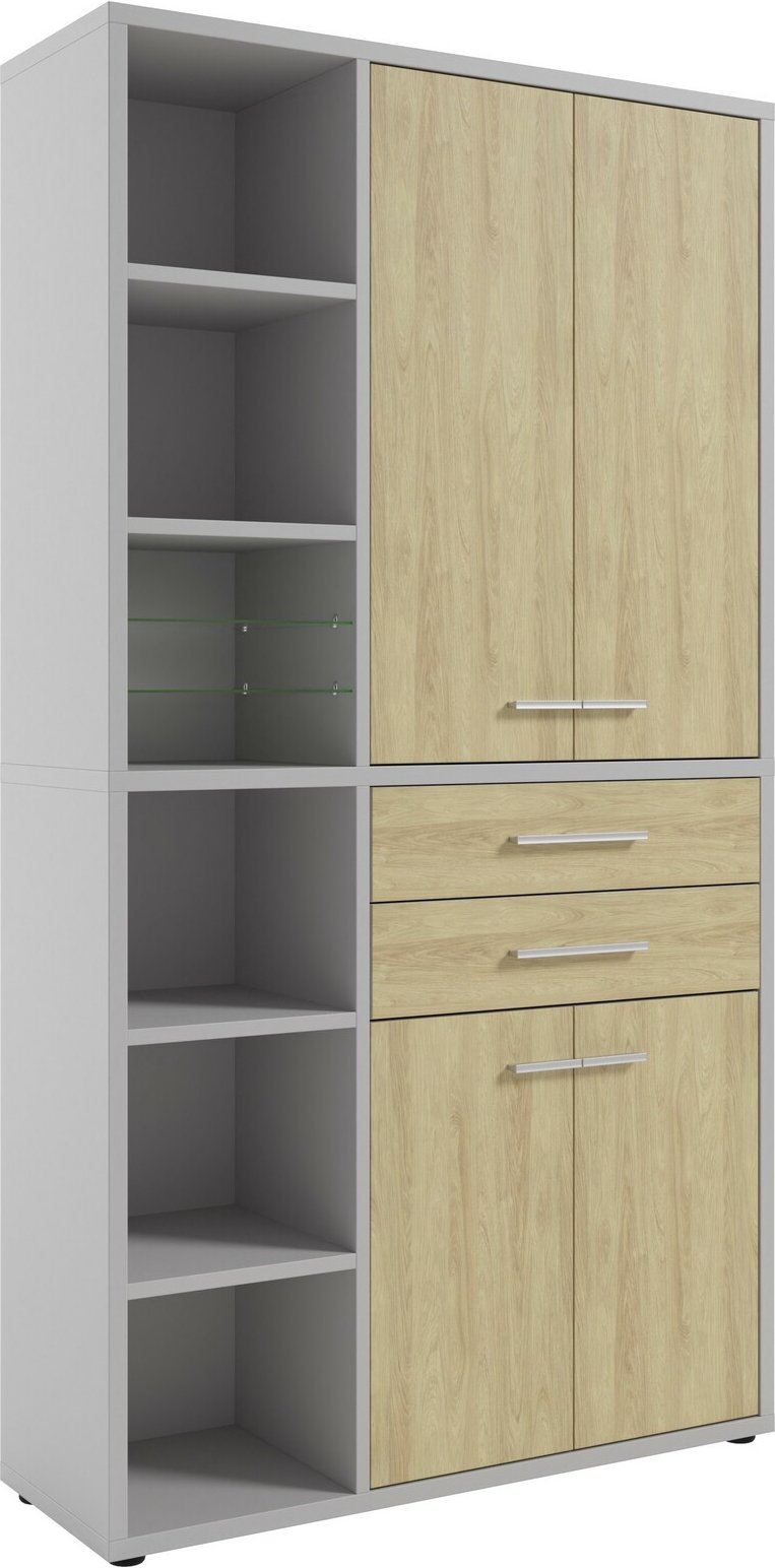 Manjana Aktenschrank Kombination TEXAS, Holz