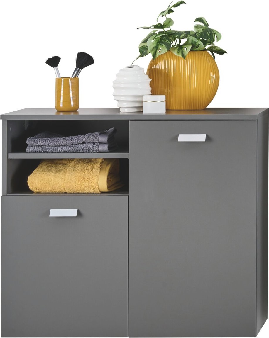 Stylife Unterschrank MONA, basalt, Holznachbildung