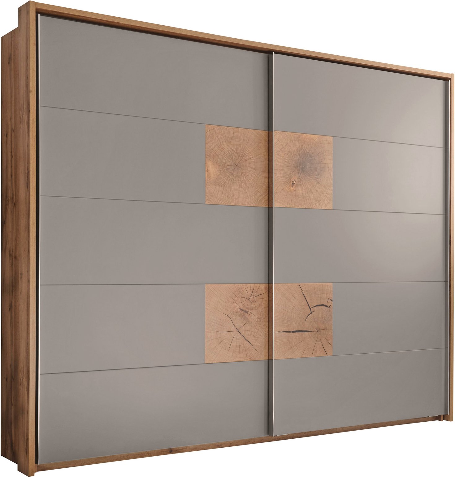 Z2 Schwebetürenschrank 2-türig CAPRI, Holznachbildung