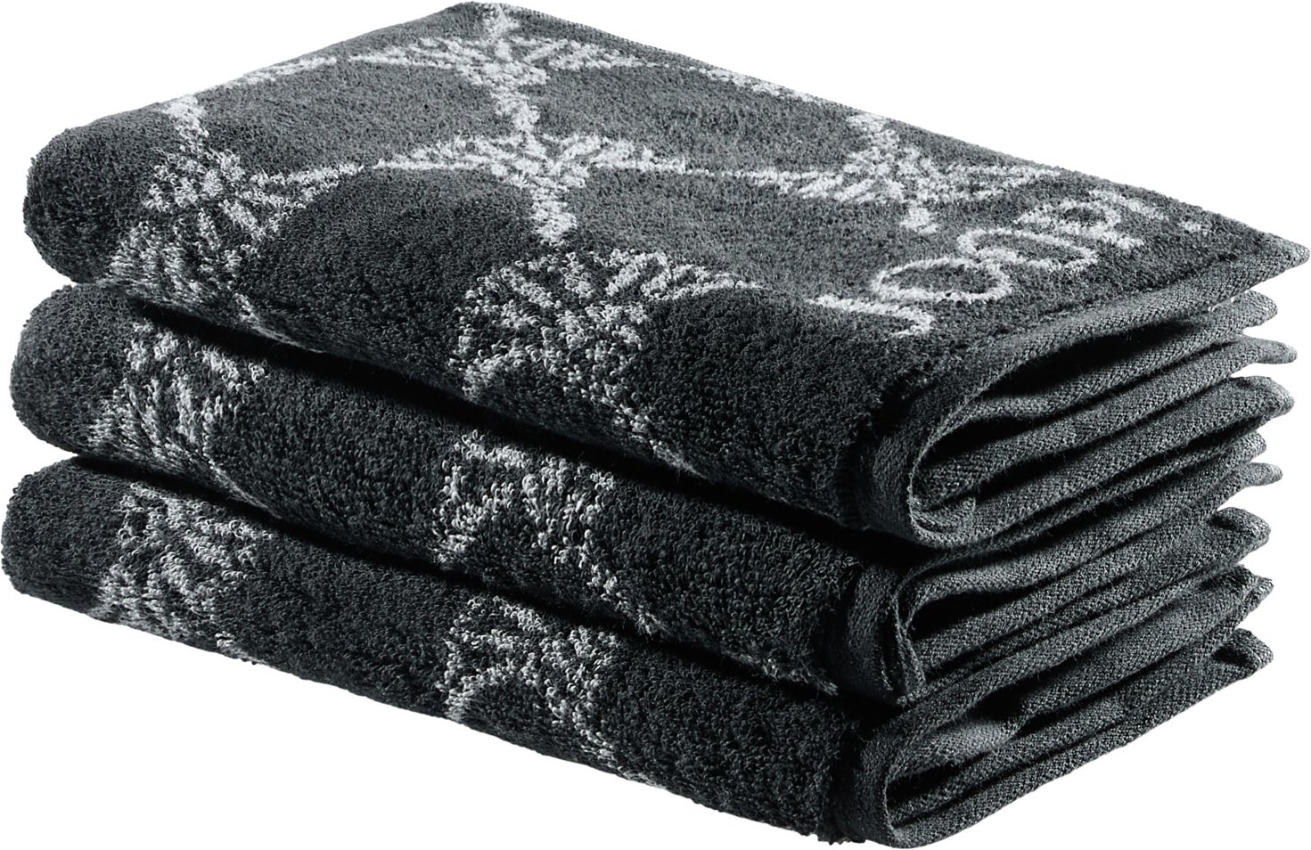 JOOP! Gästetuchset 3-teilig CORNFLOWER, Baumwolle