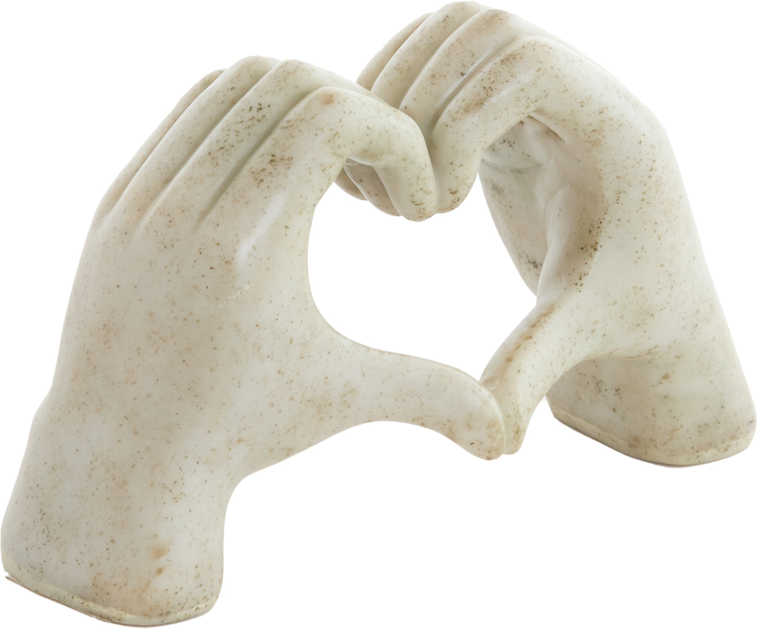 Light&Living Ornament HANDS 11,5cm, Harz