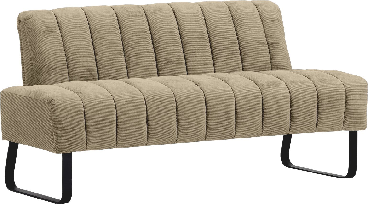 Novel 2er-Sitzbank LAILA, taupe, Cord