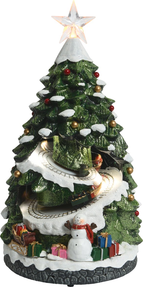 Thumbnail - Lumineo LED-Weihnachtsbaum, Polyresin
