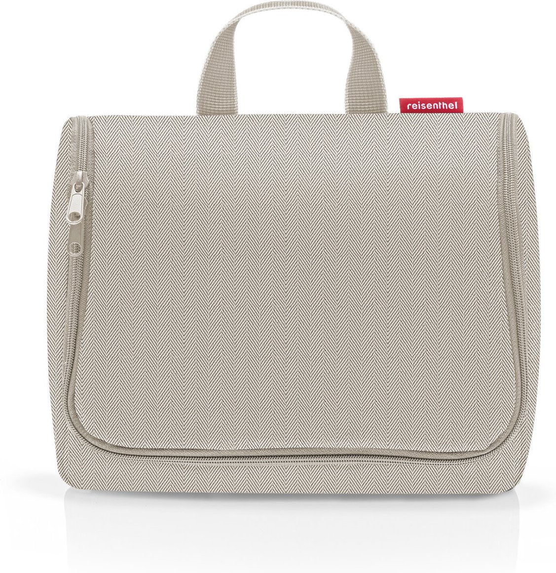 Reisenthel Toiletbag XL HERRINGBONE SAND, Polyester