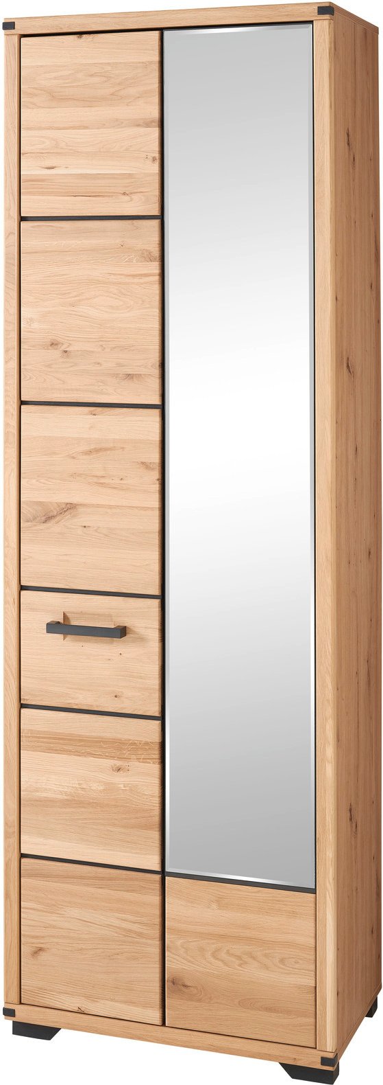 Linea Natura Garderobenschrank GENUA II, Massivholz