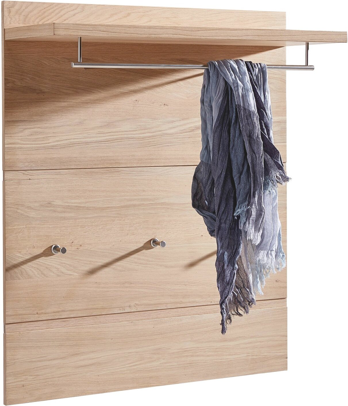 Linea Natura Garderobenpaneel MILE, wildeiche, Holzfurnier