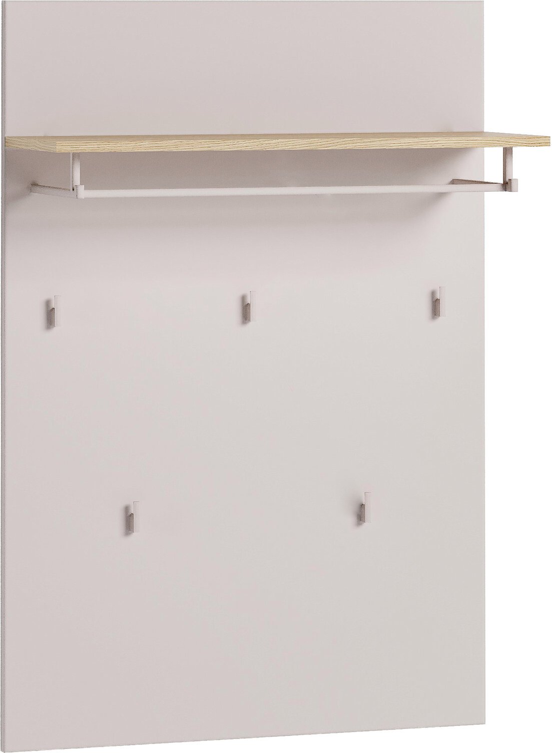 Voleo Garderobenpaneel breit, Kaschmir, Holznachbildung